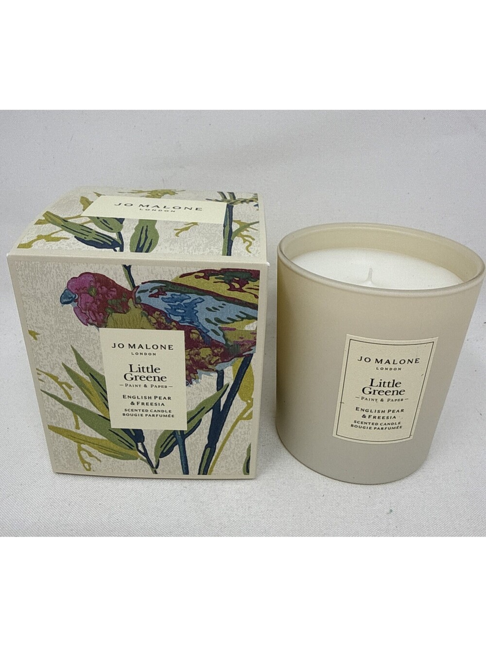 Jo Malone Little Green ENGLISH PEAR & FREESIA Scented Candle - Size 7 Oz . RN 1